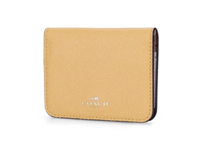 COACH CARDHOLDER YELLOW