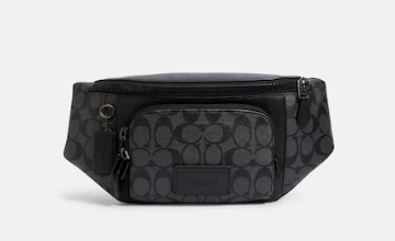 COACH CLASSIC DESIGN FULL LEATHER BUMBAG	