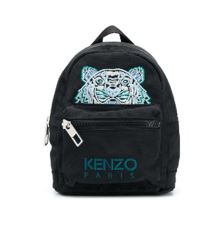 KENZO MINI BACKPACK WITH LIGHT BLUE TIGER HEAD