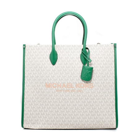 MICHAEL KORS BOOK TOTE BAG WITH MK WORDS
