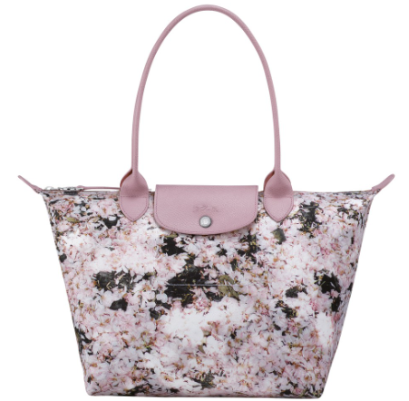 LONGCHAMP LONG HANDLE BAG WITH SAKURA DESIGN