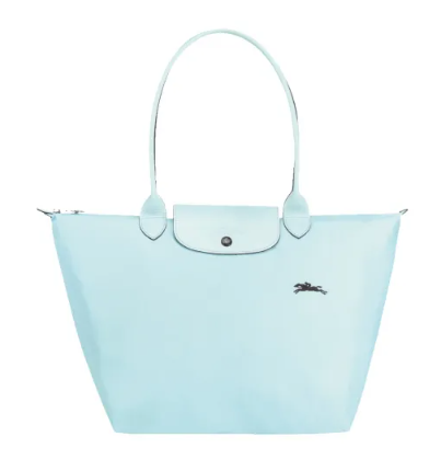 LONGCHAMP LONG HANDLE L SIZE TIFFANY BLUE