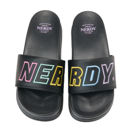 NERDY 23 RAINBOW SLIDE (BK)_280 (BLACK, SIZE 280)