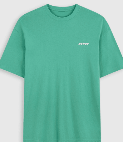 NERDY BACK SLO 1/2 SL T (GR)_S (GREEN, SIZE S)