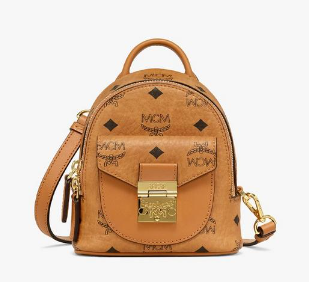 MCM MINI TRACY CROSSBODY (COGNAC)