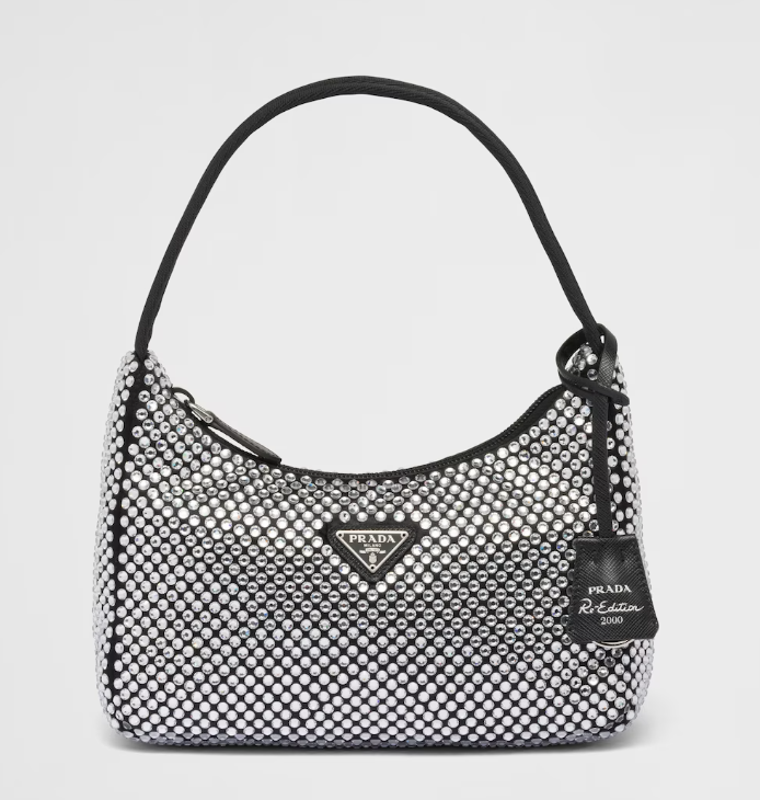 PRADA MINI BAG WITH CRYSTALS