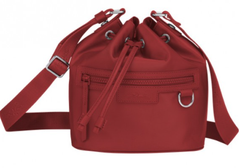 LONGCHAMP CANVAS BUCKET BAG