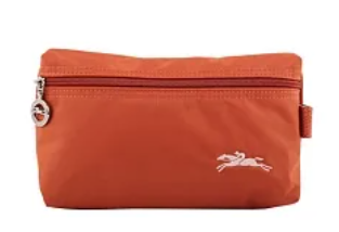 LONGCHAMP NYLON POUCH ORANGE