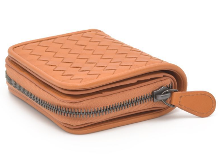 BOTTEGA VENETA WOMEN WALLET WITH ZIPPER AND COIN POUCH BROWN