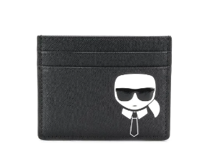 KARL LAGERFELD CARD HOLDER WITH KARL LOGO