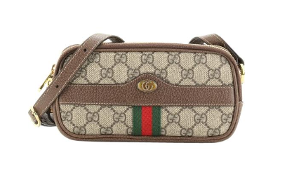 GUCCI OPHIDIA SLING BAG WITH ZIPPER