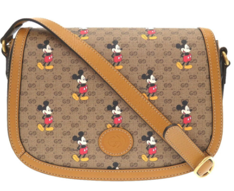 GUCCI MICKEY CROSSBODY SLING BAG WITH FLAP