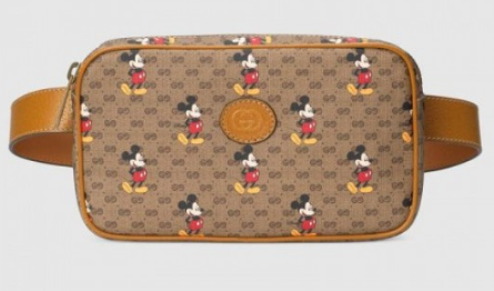 GUCCI CHEST BAG WITH MICKEY MOUSE PATTERN (SIZE:95)