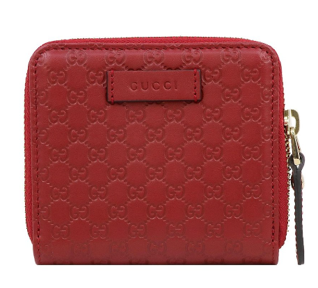 GUCCI WALLET W ZIP RED