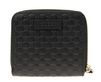 GUCCI WALLET W ZIP BLACK