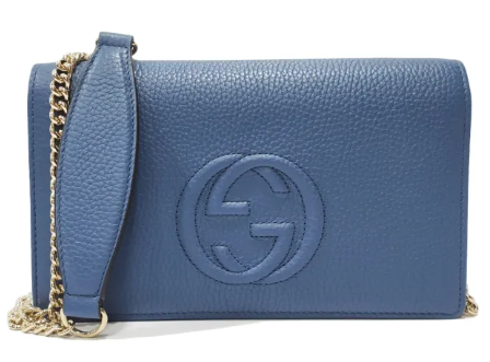 GUCCI CALFSKIN SOHO WALLET ON CHAIN
