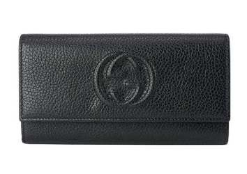 GUCCI SOHO LONG WALLET WITH FLAP