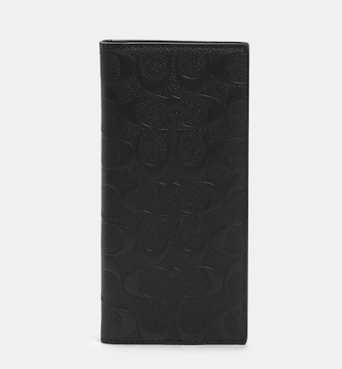COACH MEN FLAP LONG WALLET WITH CLASSIC DESIGN EMBOSSED