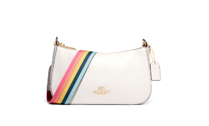 COACH SLING BAG WITH THICK STRAP WHITE