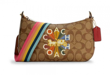 COACH SLING BAG WITH THICK STRAP CLASSIC BROWN