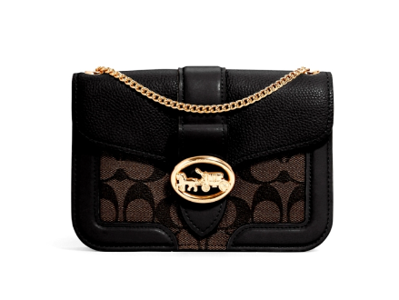 COACH SLING BAG WITH FLAP BROWN