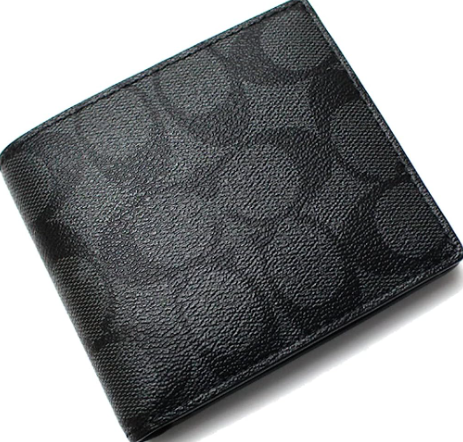 COACH SHORT WALLET CLASSIC DESIGN WITH COIN POUCH