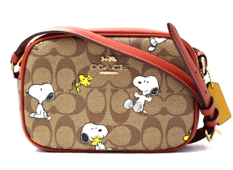 COACH CAMERA SLING BAG WITH SNOOPY DESIGN