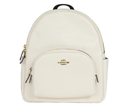 COACH WOMEN LEATHER CLASSIC BACKPACK WITH SMALL COACH LOGO