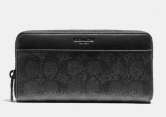 COACH CLASSIC MEN LONG WALLET WITH ZIP