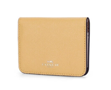 COACH CARDHOLDER WITH FLAP WITH FLORAL INTERNAL