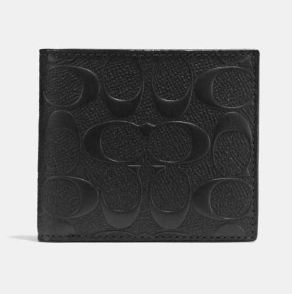 COACH SHORT WALLET PROMINENT CLASSIC DESIGN WITH COIN POUCH