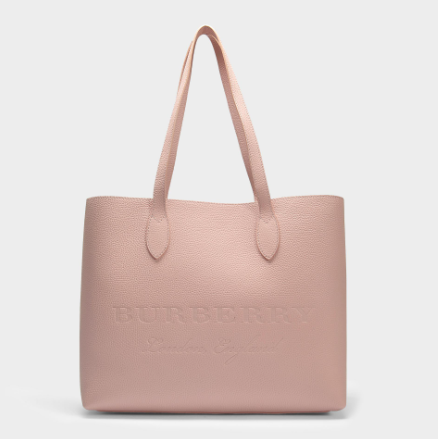 BURBERRY LONDON ENGLAND PINK TOTE BAG