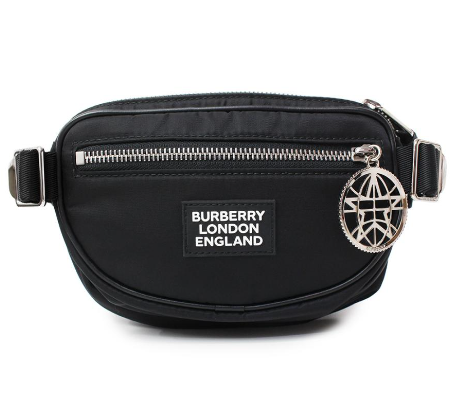 BURBERRY LONDON ENGLAND BLACK BUMBAG