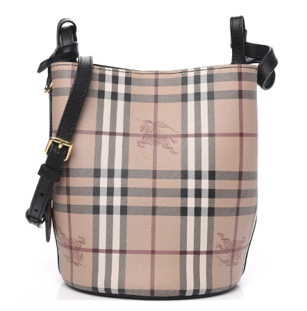 BURBERRY LORNE SMALL BUCKET BAG BLACK