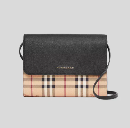 BURBERRY TARTAN CASUAL STYLE CALFSKIN CANVAS 2WAY LEATHER SLING BAG