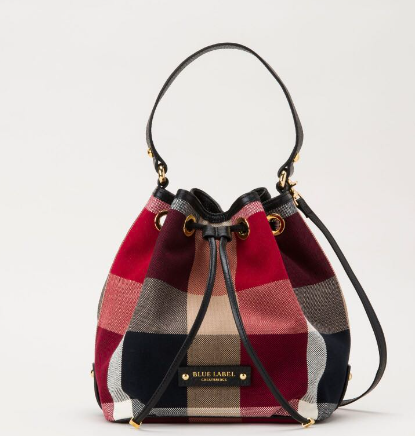 BLUE LABEL BUCKET BAG BLACK