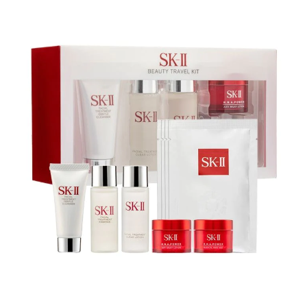 SK2 BEAUTY TRAVEL KIT 20G/30ML/30ML/15G/15G/4PCS