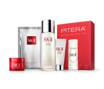 SK2 BESTSELLER TRIAL KIT 75ML/20G/15G/1PCS MASK