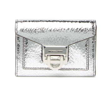 MICHAEL KORS MANHATTEN SILVER WALLET
