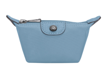 LONGCHAMP NYLON COIN POUCH SKY BLUE