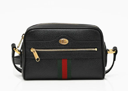 GUCCI SMALL OPHIDIA SLING BAG BLACK