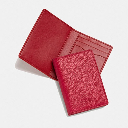COACH CARDHOLDER RED