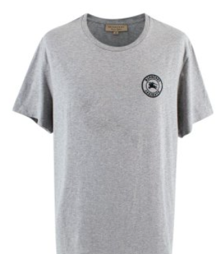 BURBERRY 80040561002 MAN T-SHIRT GREY S