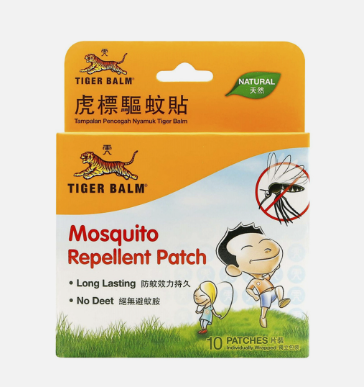 Tiger Balm Mosquito Repellent Patch 10pcs (2for$20/1for $12)