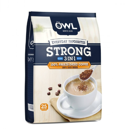 OWL 3in1 Strong Freeze-Dried 25's (300g) 2 for $24