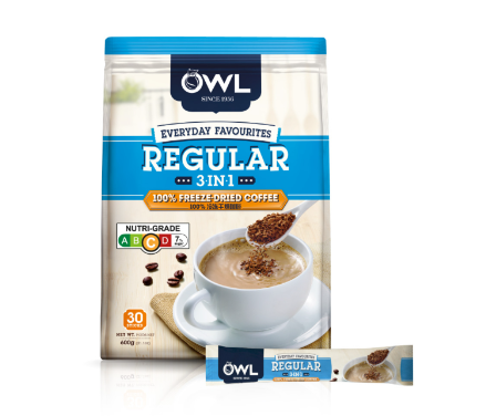 OWL 3in1 Regular Freeze-Dried 30's (600g) 2 for $24