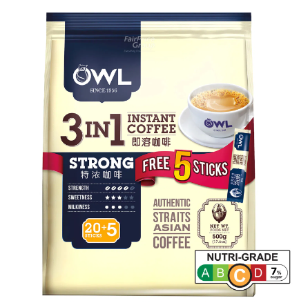 OWL 3in1 Strong 20+5's (500g)