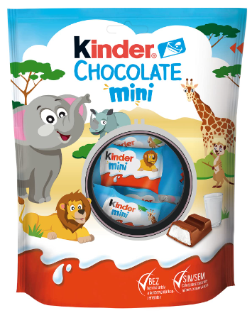 TRO KINDER SCHOKOLADE MINI 120G
