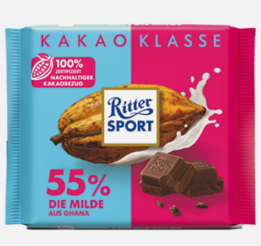 RITTER SPORT KAKAO KLASSE 55%