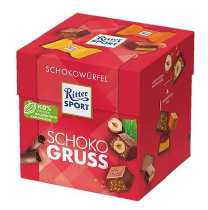 RITTER SPORT CHOCOLATE SCHOKOWURELL CHOCOLATE GREETING SCHOKO GRUSS 176G